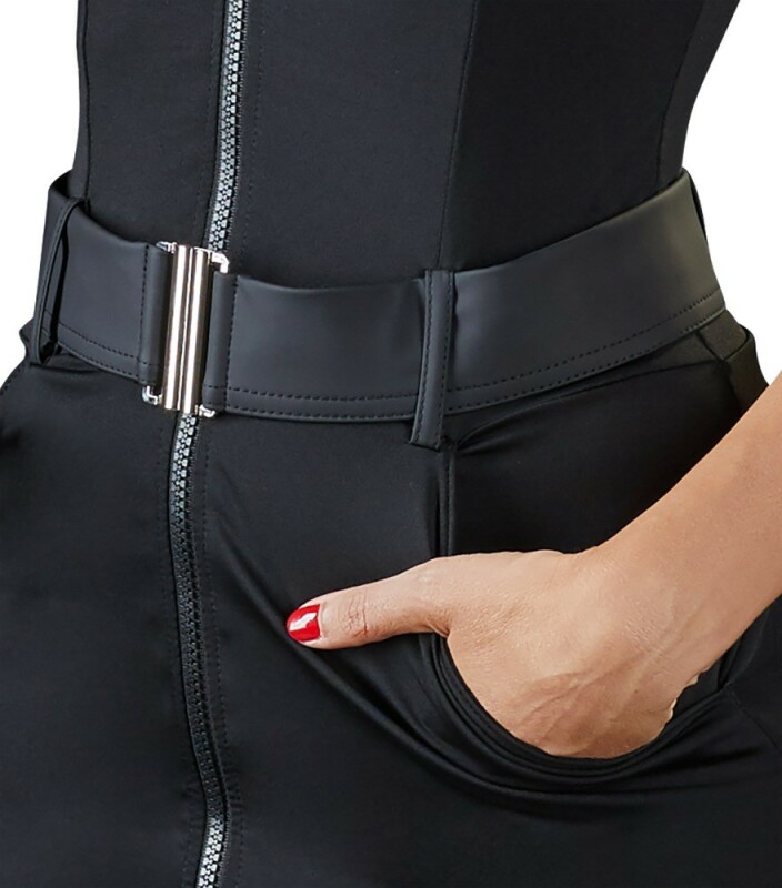 Костюм поліцейської сексуальний Cottelli Police Dress, S, чорний - Изображение 5