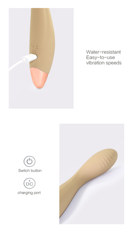 Вібратор для точки G Sweet Em Vibrating Stick зелений, 18.5 х 3 см - Изображение 6