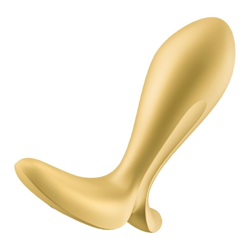 Анальний вібратор Satisfyer Intensity з додатком, жовтий, 11.3 х 3.7 см - Зображення 2