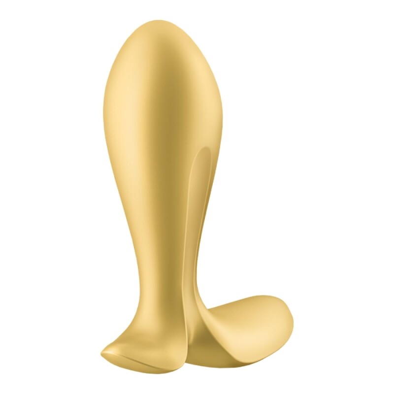 Анальний вібратор Satisfyer Intensity з додатком, жовтий, 11.3 х 3.7 см - Зображення 3