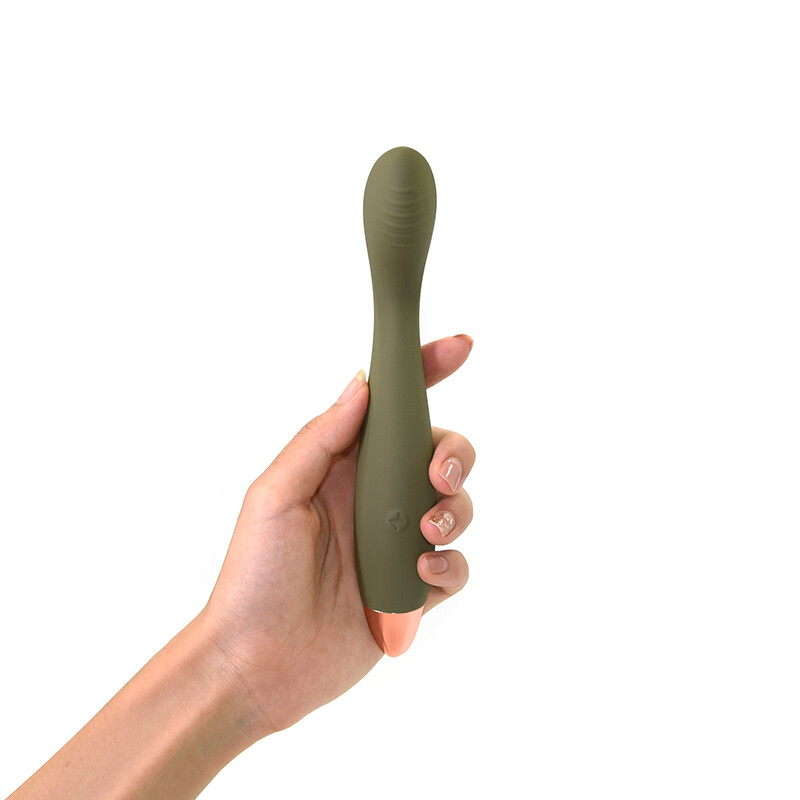 Вібратор для точки G Sweet Em Vibrating Stick зелений, 18.5 х 3 см - Изображение 4
