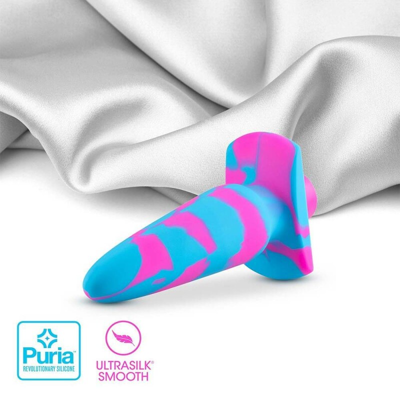 Анальна пробка з вібрацією Blush Avant рожево-блакитна, 12.7 х 3.1 см - Изображение 4