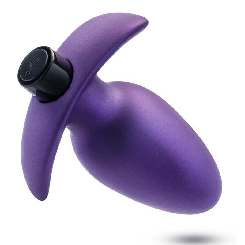 Анальний вібратор Blush Anal Adventures фіолетовий, 12 х 3.8 см - Зображення 4