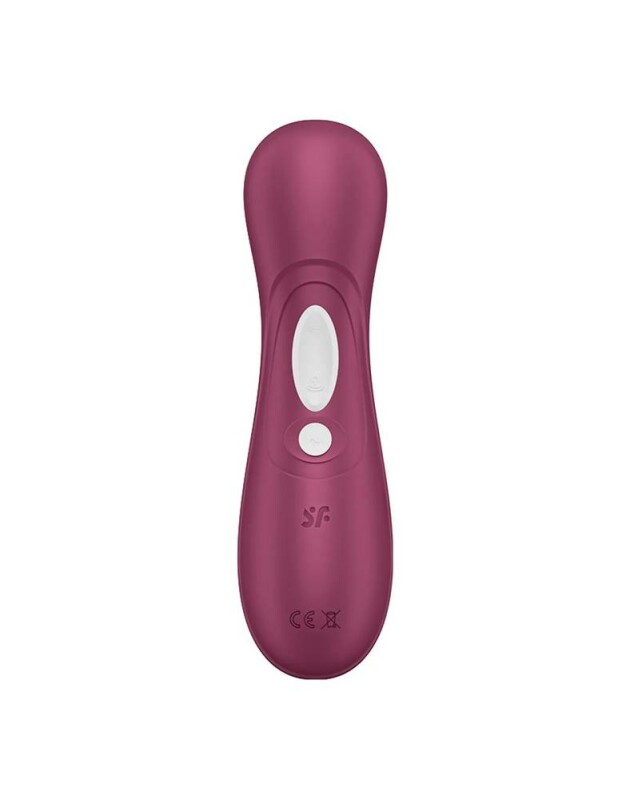Вакуумний стимулятор клітора Satisfyer Pro 2 з вібрацією, бордовий, 16.4 х 6.5 см - Зображення 4