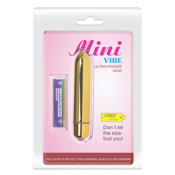 Віброкуля Baile Mini vibe, золота, 9.2 х 1.7 см - Изображение 7