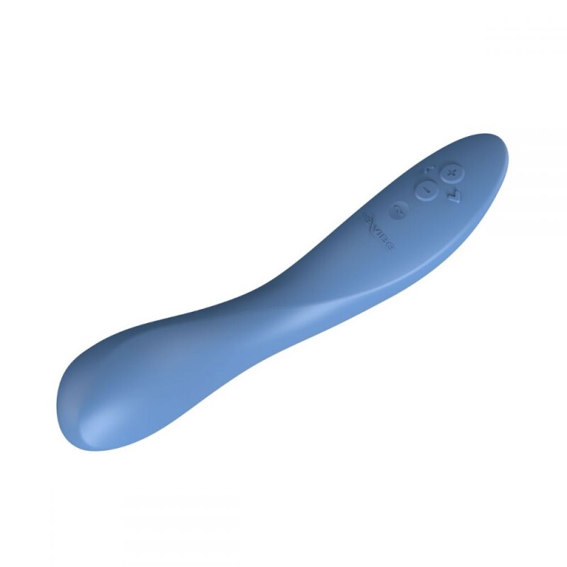Вібратор для точки G Rave 2 We-Vibe, силіконовий, синій, 19.3 х 3 см - Зображення 5