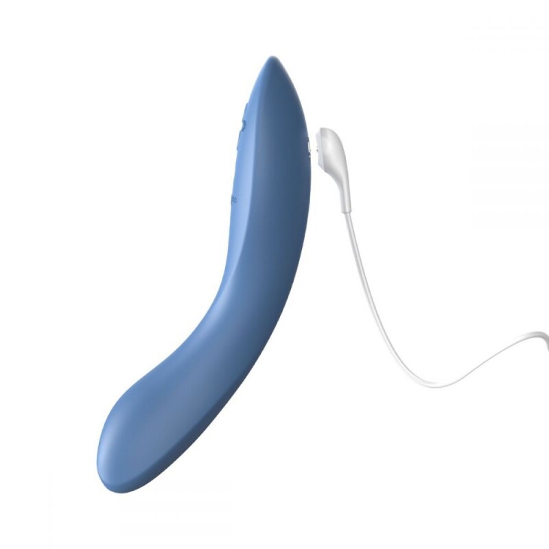 Вібратор для точки G Rave 2 We-Vibe, силіконовий, синій, 19.3 х 3 см - Зображення 7