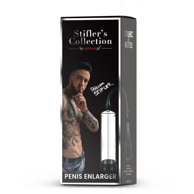 Вакуумна помпа чоловіча Stiflers Collection механічна, з пістолетом, прозора, 22 х 6.9 см - Зображення 1