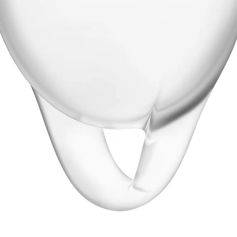 Набір менструальних чаш Satisfyer Feel Confident прозорий, 2 шт - Зображення 4