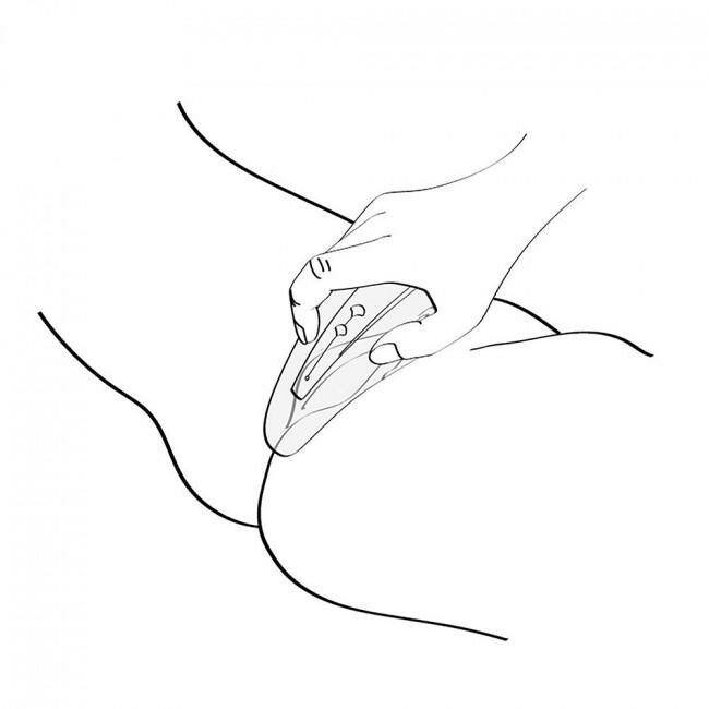 Вібратор для клітора Shunga Obi ніжно рожевий, 11.5 см x 7 см - Изображение 1