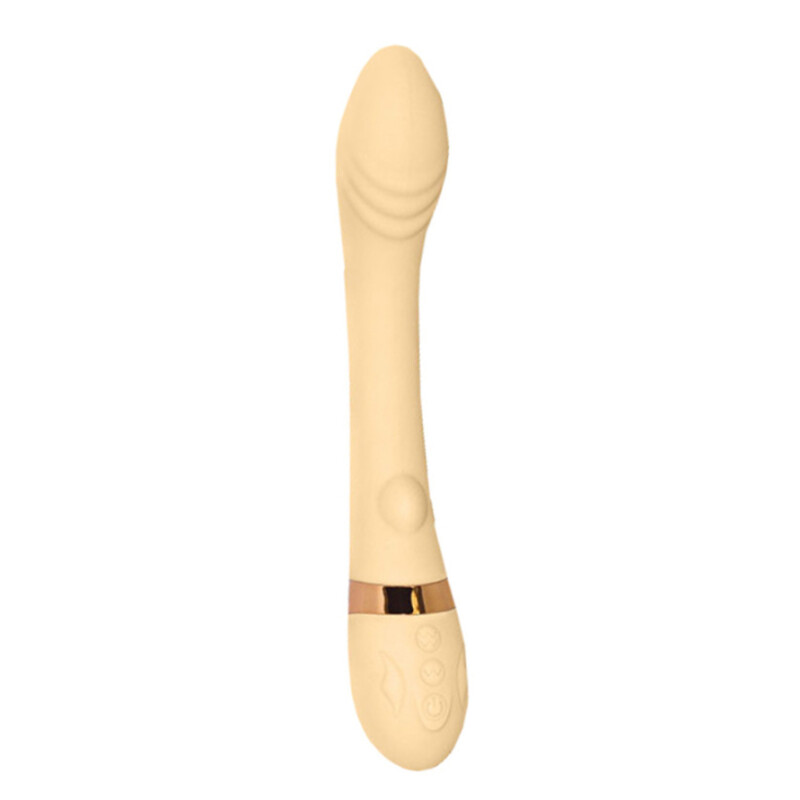 Вібратор для точки G Sweet Em Heating Vibe з підігрівом, жовтий, 19.2 х 3.3 см - Изображение 1