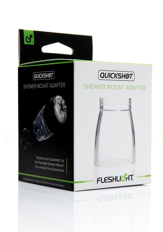 Адаптер для мастурбатура Fleshlight Quickshot Shower Mount Adapter, чорний - Зображення 1