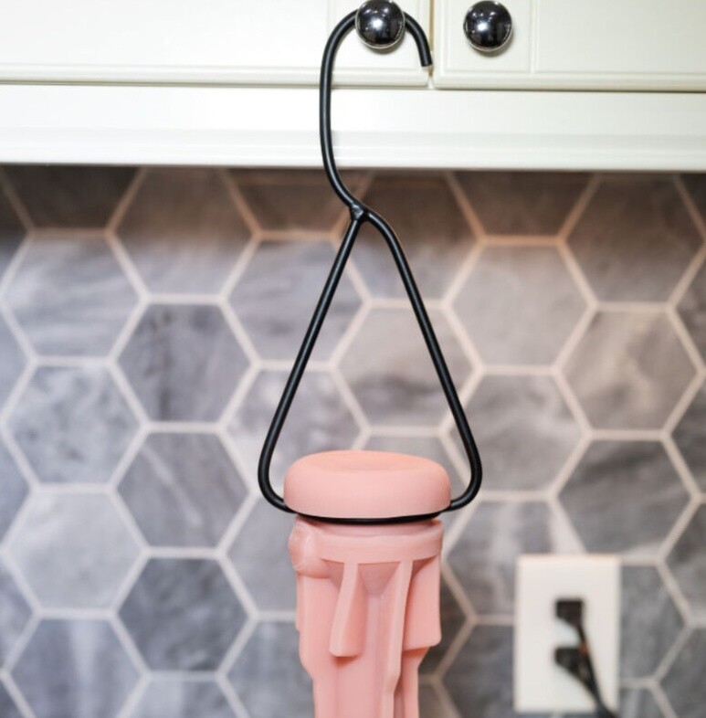 Підставка для сушіння мастурбатора Fleshlight Hang Dry, чорна - Зображення 3