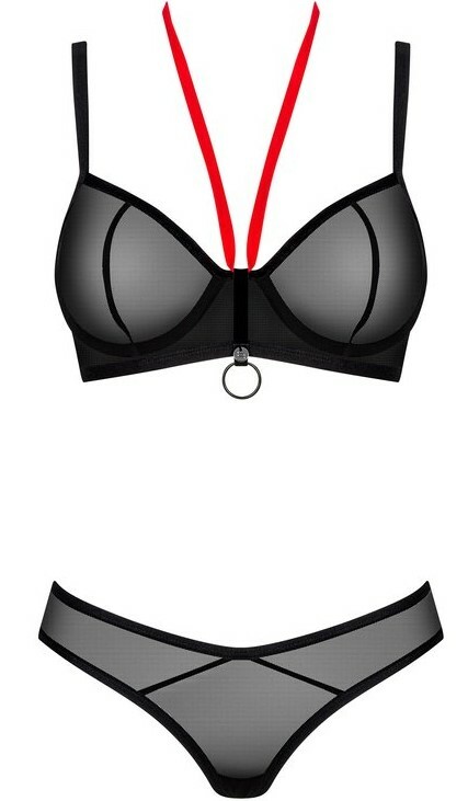Комплект  Obsessive Glandez, чорний, XS/S - Изображение 2