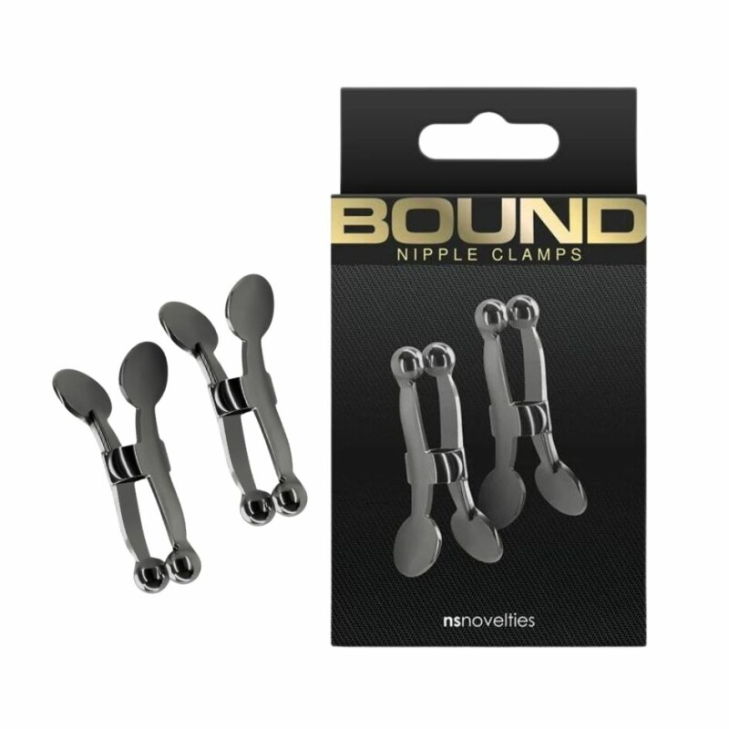 Затискачі для сосків NS Novelties Bound Heavy-Duty, чорний металік