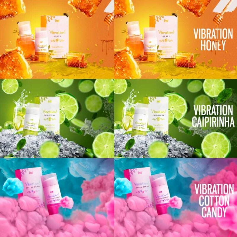 Рідкий вібратор New Intt Vibration Caipirinha зі смаком коктейлю, 15 мл - Изображение 4