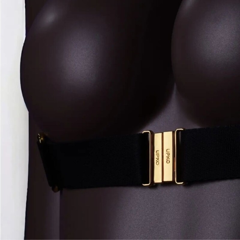 Комплект UPKO Adult Sex Harness And Head Restraint Gear портупея та упряж із кляпом, чорний - Изображение 4