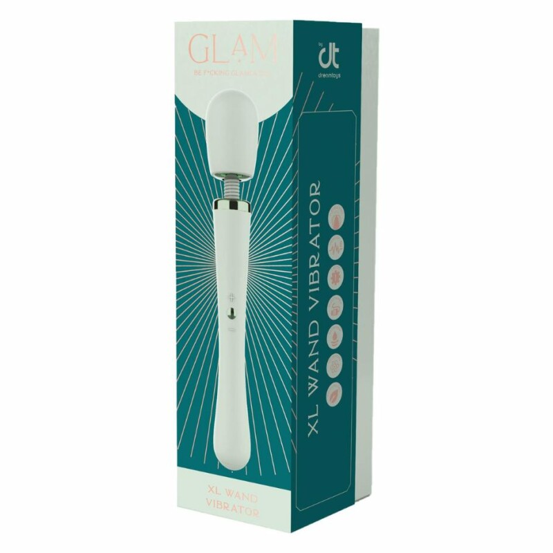 Вібратор мікрофон Dream Toys Glam XL Wand Vibrator м'ятний, 30.5 см х 5.2 см - Зображення 2