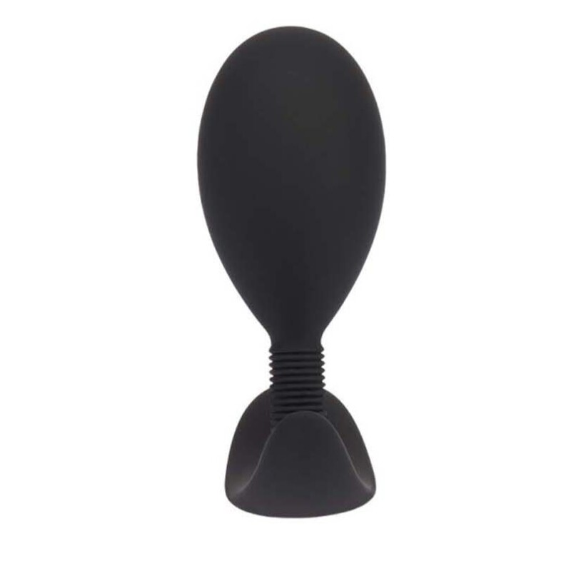 Анальна пробка Chisa Black Mont зі стопером, чорна, 11 х 4.2 см - Изображение 2
