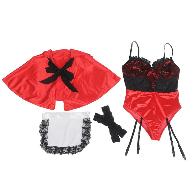 Костюм Червоної Шапочки Star Night Red Riding Hood XS-S, червоно-чорний - Зображення 4