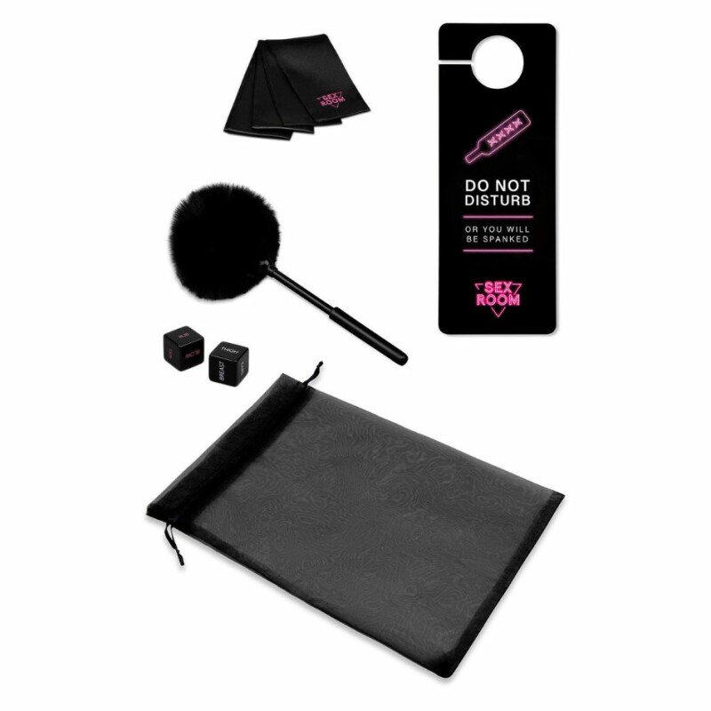 Набір з масажером простати Sex Room Prostate Play Kit 5 предметів і мішечок для зберігання, чорного кольору, 15 х 3 см - Зображення 4
