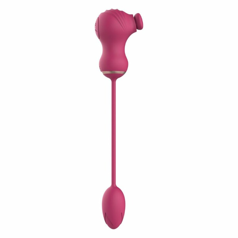 Подвійний стимулятор Dream Toys Essentials 2в1 для клітора і вібраційне яйце, рожевий - Изображение 5