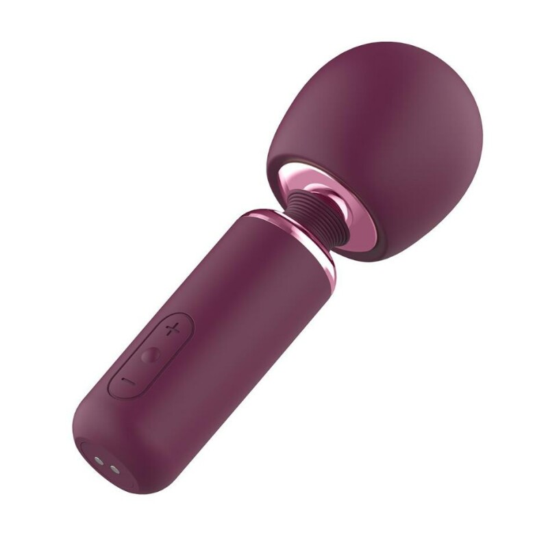Вібратор мікрофон Dream Toys Glam Bold Travel Wand фіолетовий, 18 см х 6.6 см - Зображення 3