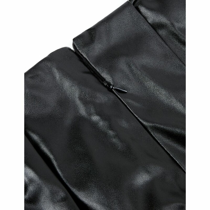 Корсет зі спідницею Star Night Sexy Leather чорний, S - Зображення 4