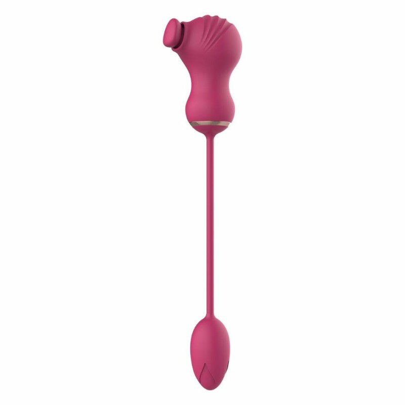 Подвійний стимулятор Dream Toys Essentials 2в1 для клітора і вібраційне яйце, рожевий - Изображение 7