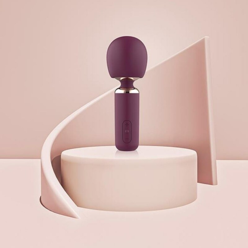 Вібратор мікрофон Dream Toys Glam Bold Travel Wand фіолетовий, 18 см х 6.6 см - Зображення 7