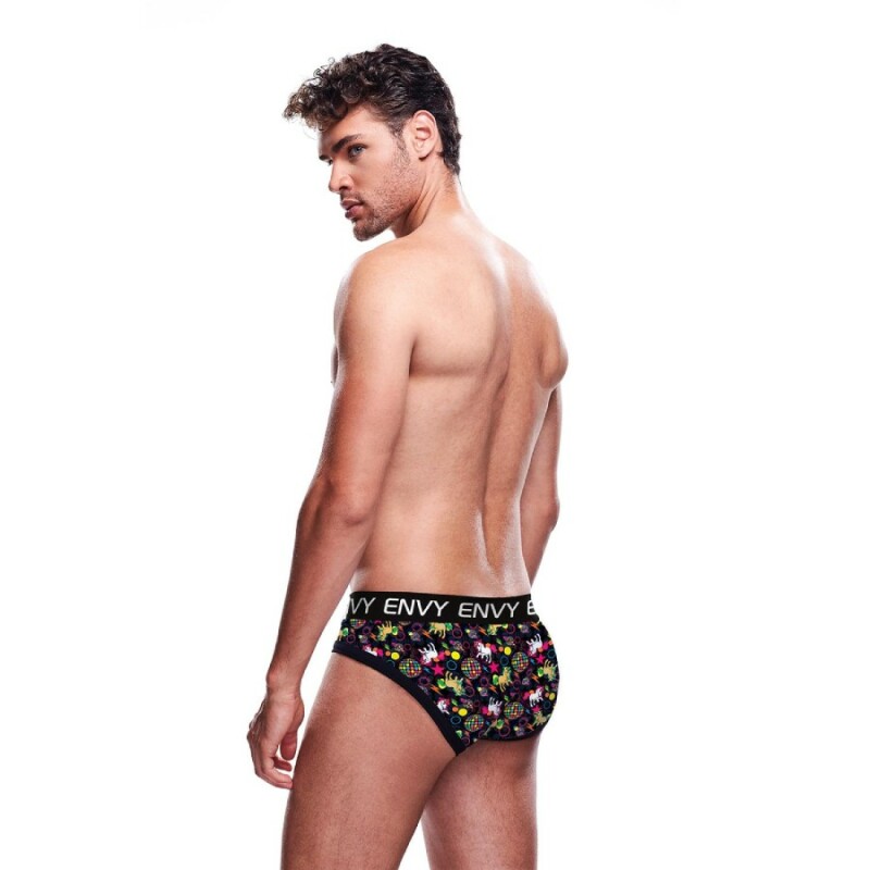 Труси чоловічі Envy Menswear Disco Unicorn з візерунком, різнокольорові, S-M - Изображение 1