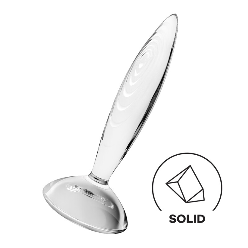 Анальна пробка Satisfyer Sparkling Crystal скляна, 21 х 3.5 см - Изображение 2