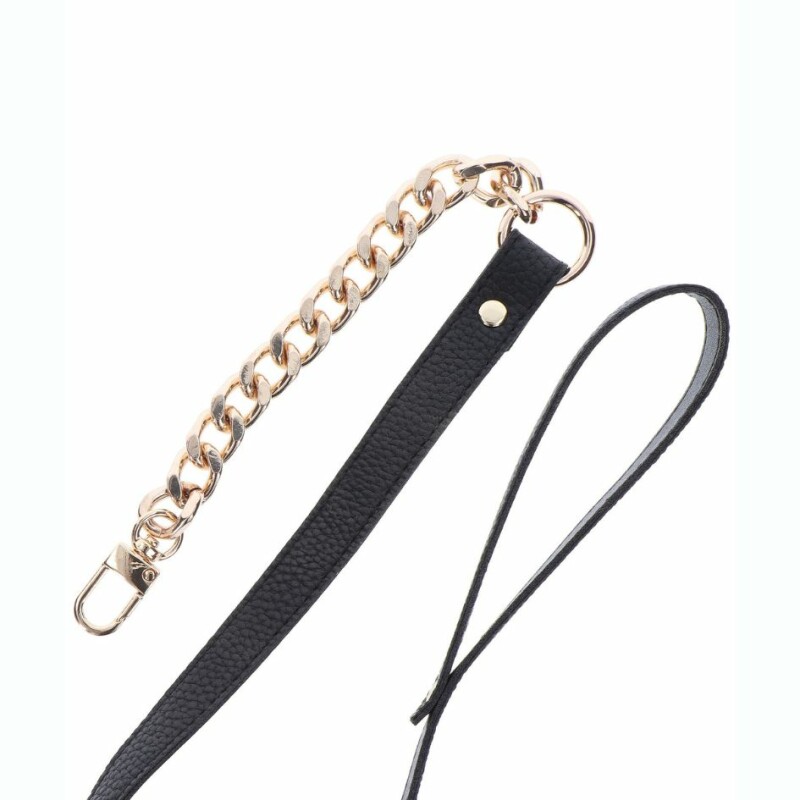 Нашийник ланцюг із повідцем Taboom Dona Statement Collar and leash, золотий, 49 см х 75 см - Изображение 5