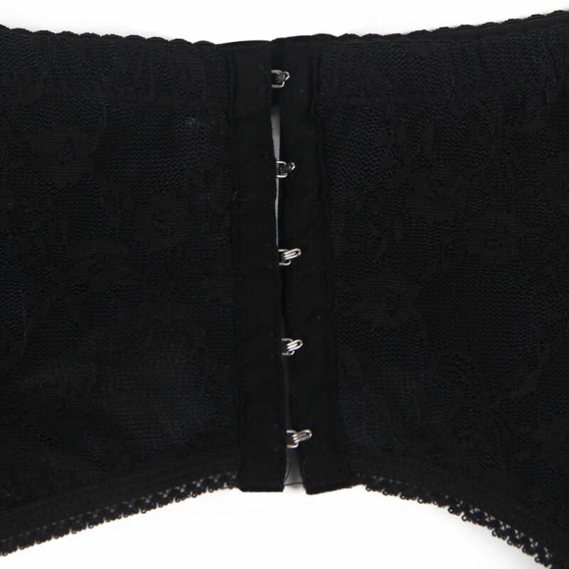 Пояс для панчіх з трусиками Star Night Garter and Panty, XS-S, чорний - Изображение 3