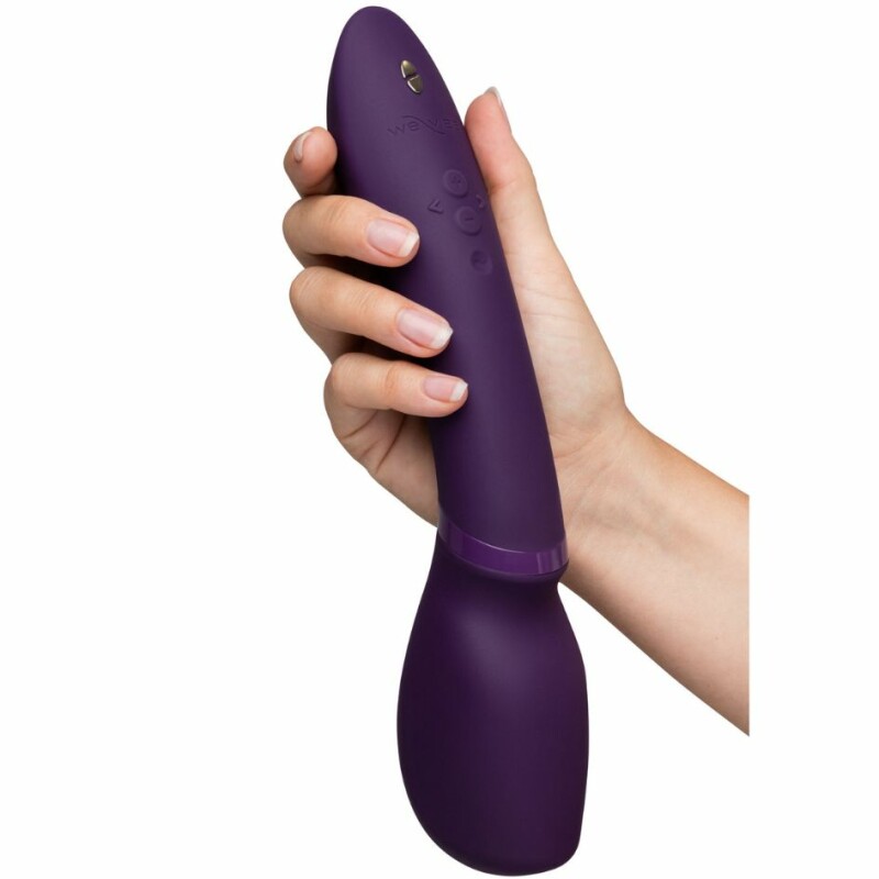 Вібромасажер мікрофон Wand by We-Vibe 2 Purple, фіолетовий, 27 см х 5.5 см - Изображение 7