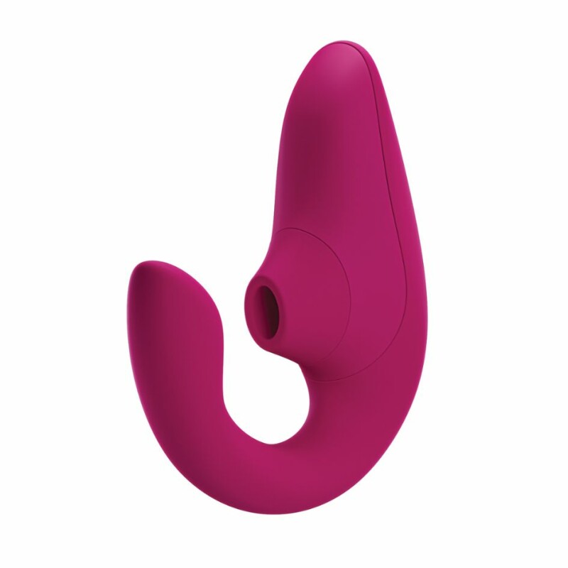 Вібратор-стимулятор подвійний Womanizer Blend Vibrant Pink для точки G і клітора, вакуум і вібрація, рожевий - Изображение 1