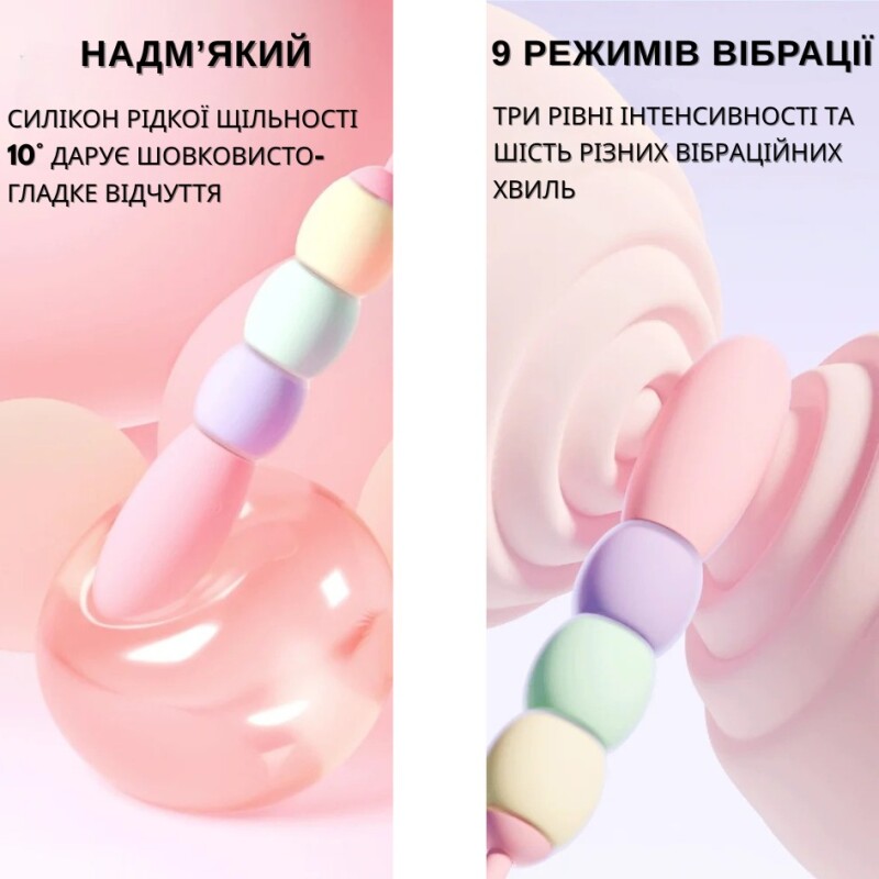 Вібратор трансформер BeYourLover Magic Candy з віброяйця у вібратор, 18 см х 3.5 см - Изображение 3