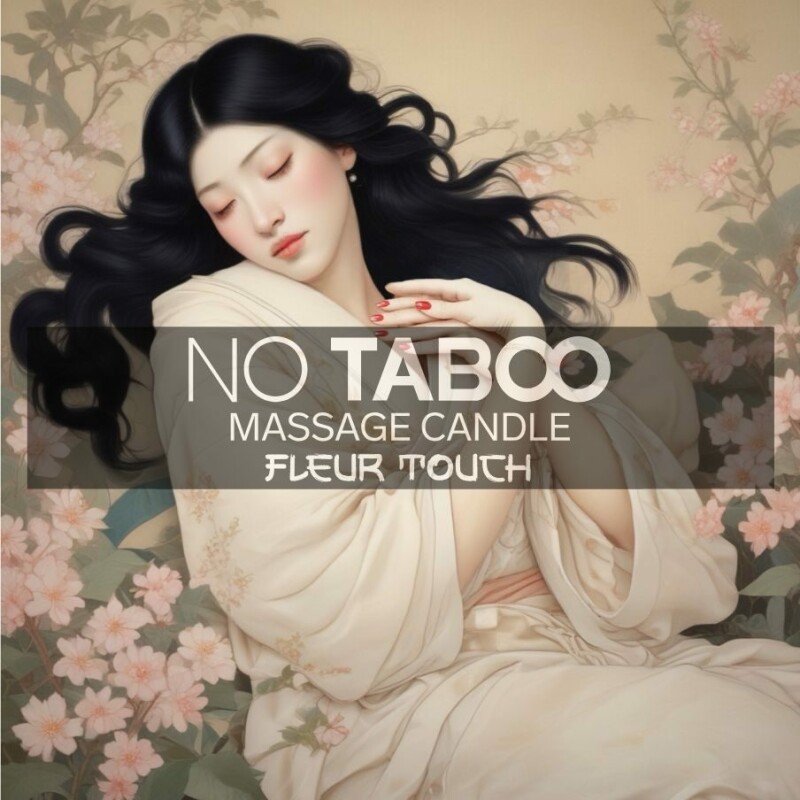 Масажна свічка NO TABOO, 30 мл, Fleur Touch з ароматом квіткової композиції - Зображення 1