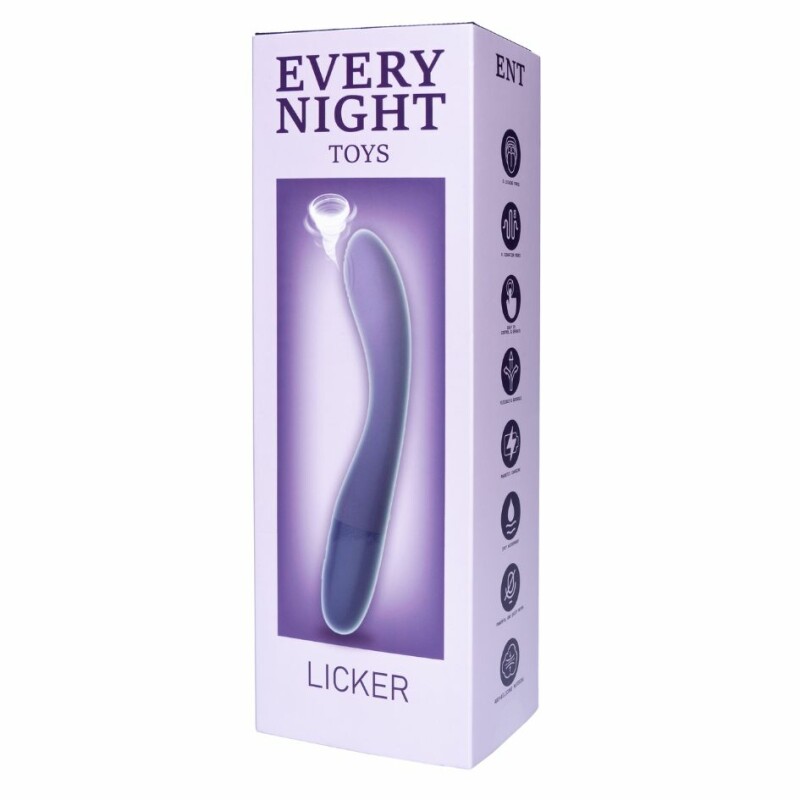 Вібратор з пульсатором Every Night Toys для точки G, фіолетовий, 20.1 х 3.1 см - Изображение 1