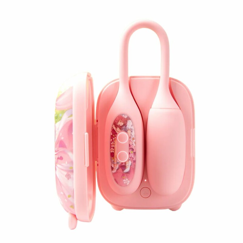 Віброяйце і вакуумний стимулятор для клітора 2в1 BeYourLover Magic Suitcase у зарядному кейсі, рожевий - Зображення 3