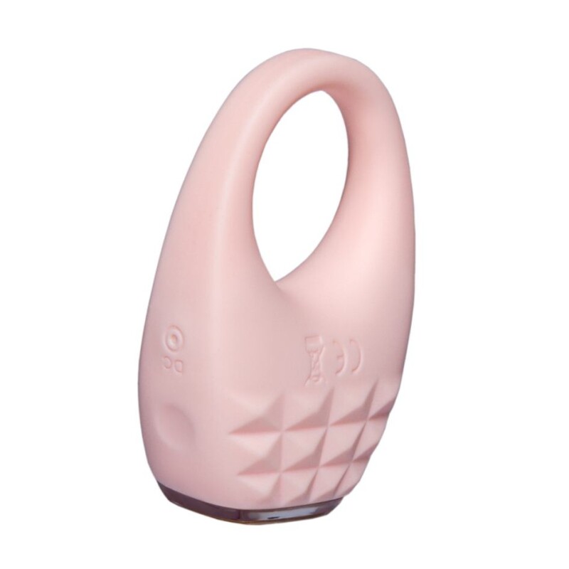 Ерекційне віброкільце Every Night Toys Luxury Diamond з підсвіткою, рожеве, 5.3 х 5.3 см - Зображення 2