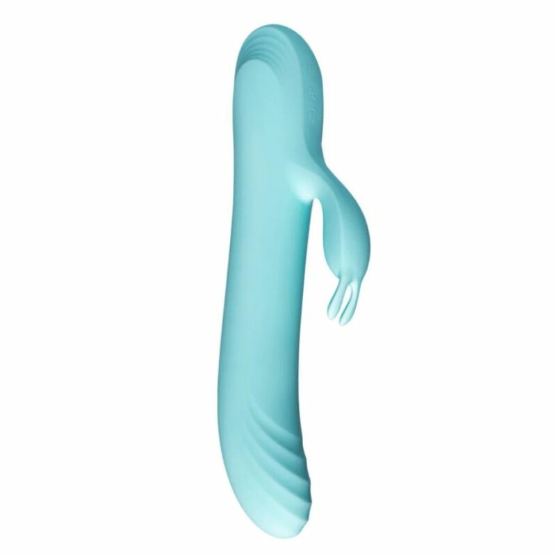 Вібратор-кролик з фрикціями Every Night Toys для точки G, бірюзовий - Зображення 4