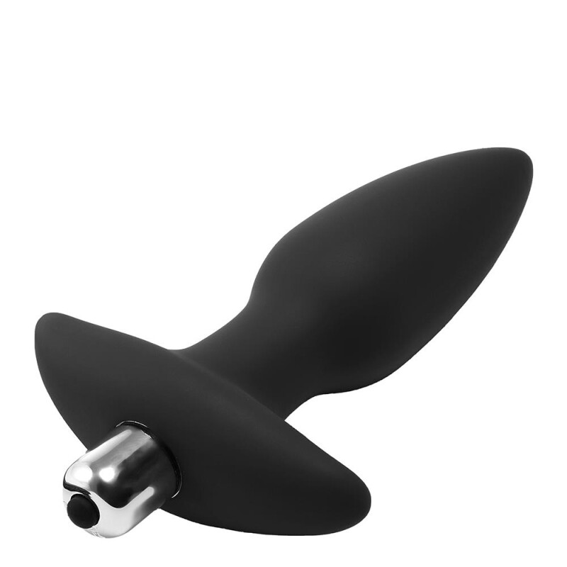 Анальна пробка Dreamtoys FantASSstic з віброкулею, чорна, 14 х 3.5 см - Зображення 2