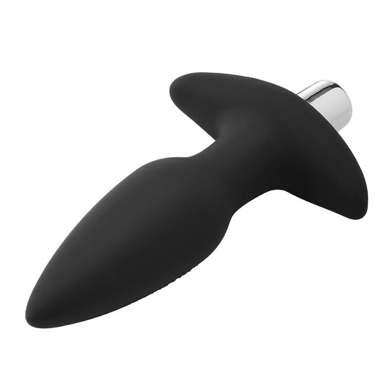 Анальна пробка Dreamtoys FantASSstic з віброкулею, чорна, 14 х 3.5 см - Зображення 4