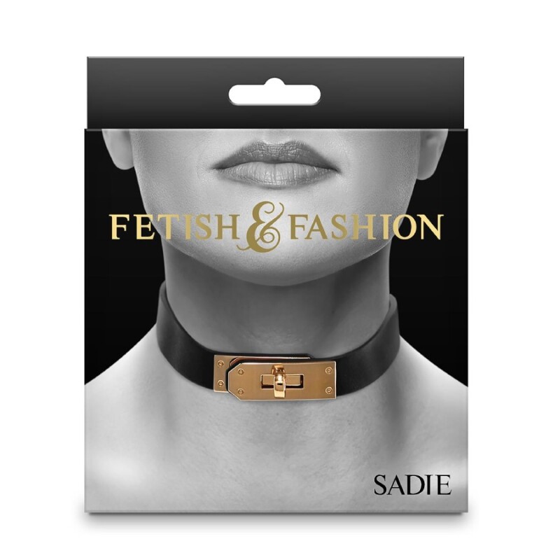 Нашийник-чокер NS Novelties Fetish & Fashion’s Sadie Collar, чорний - Изображение 1