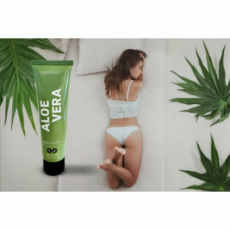 Лубрикант для чутливої ​​шкіри Driminals Aloe Vera на водній основі, 100 мл - Зображення 2