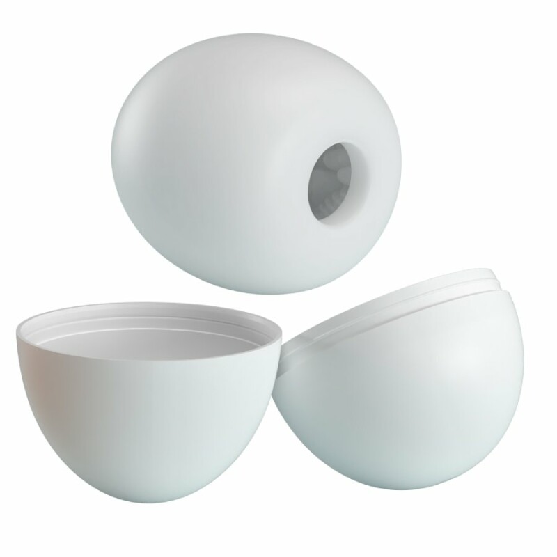 Мастурбатор яйце Pretty Love Pleasure Egg білий, 5.5 х 5 см - Зображення 4