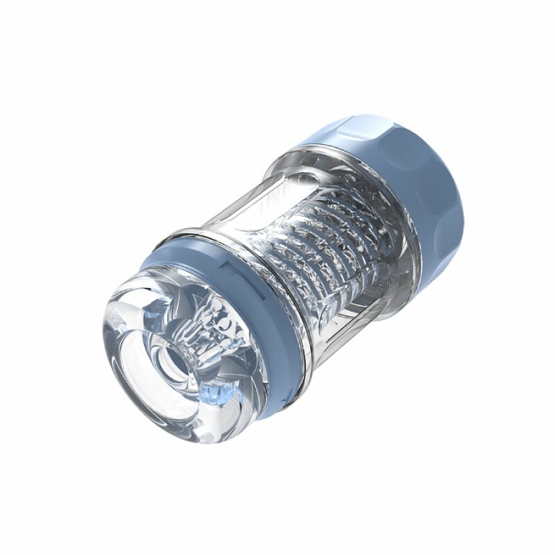 Мастурбатор Chisa Spiral Cup Strong Edition Nubble блакитний, 15.5 х 8 см - Изображение 5