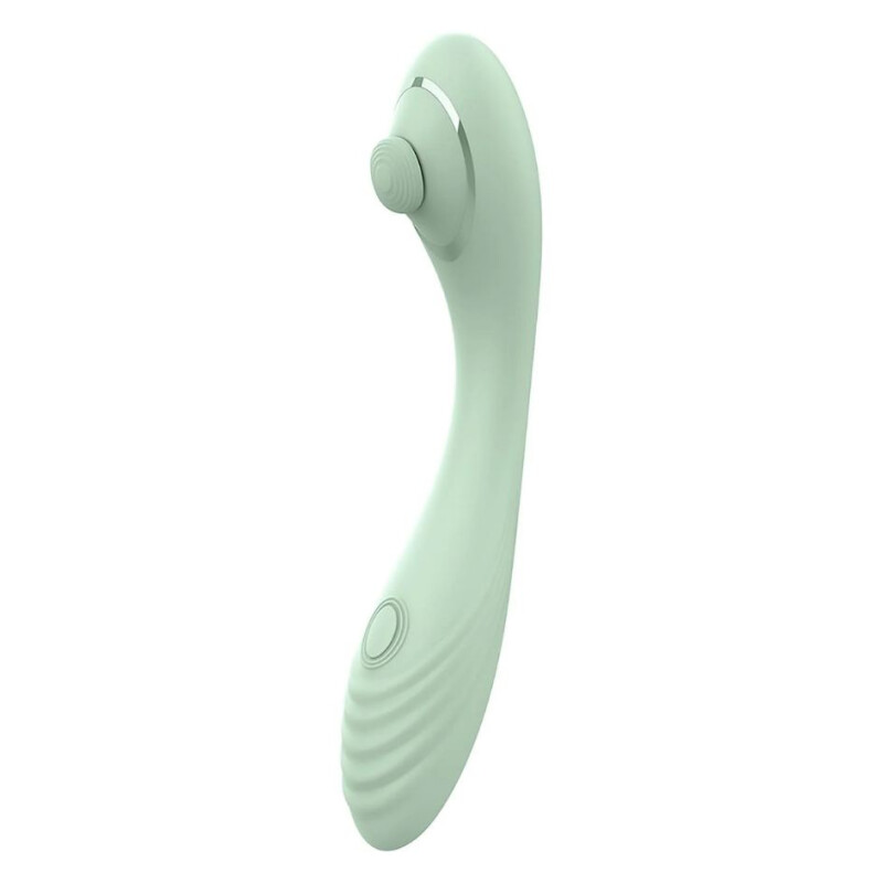 Вібратор з постукуванням Dreamtoys Glam Ultimate Tapping Vibe гнучкий універсальний, м'ятний, 23 х 5.6 х 3.9 см - Изображение 1