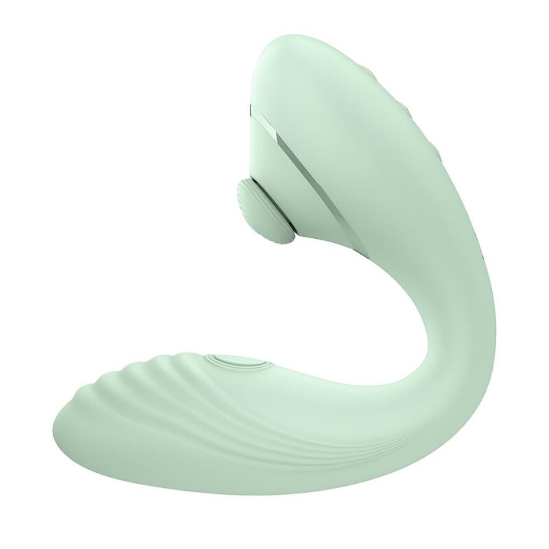 Вібратор з постукуванням Dreamtoys Glam Ultimate Tapping Vibe гнучкий універсальний, м'ятний, 23 х 5.6 х 3.9 см - Изображение 2